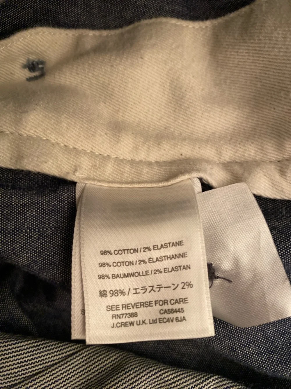 J. Crew Blue Men's 770 Chinos Size 32 - Picture 6 of 12
